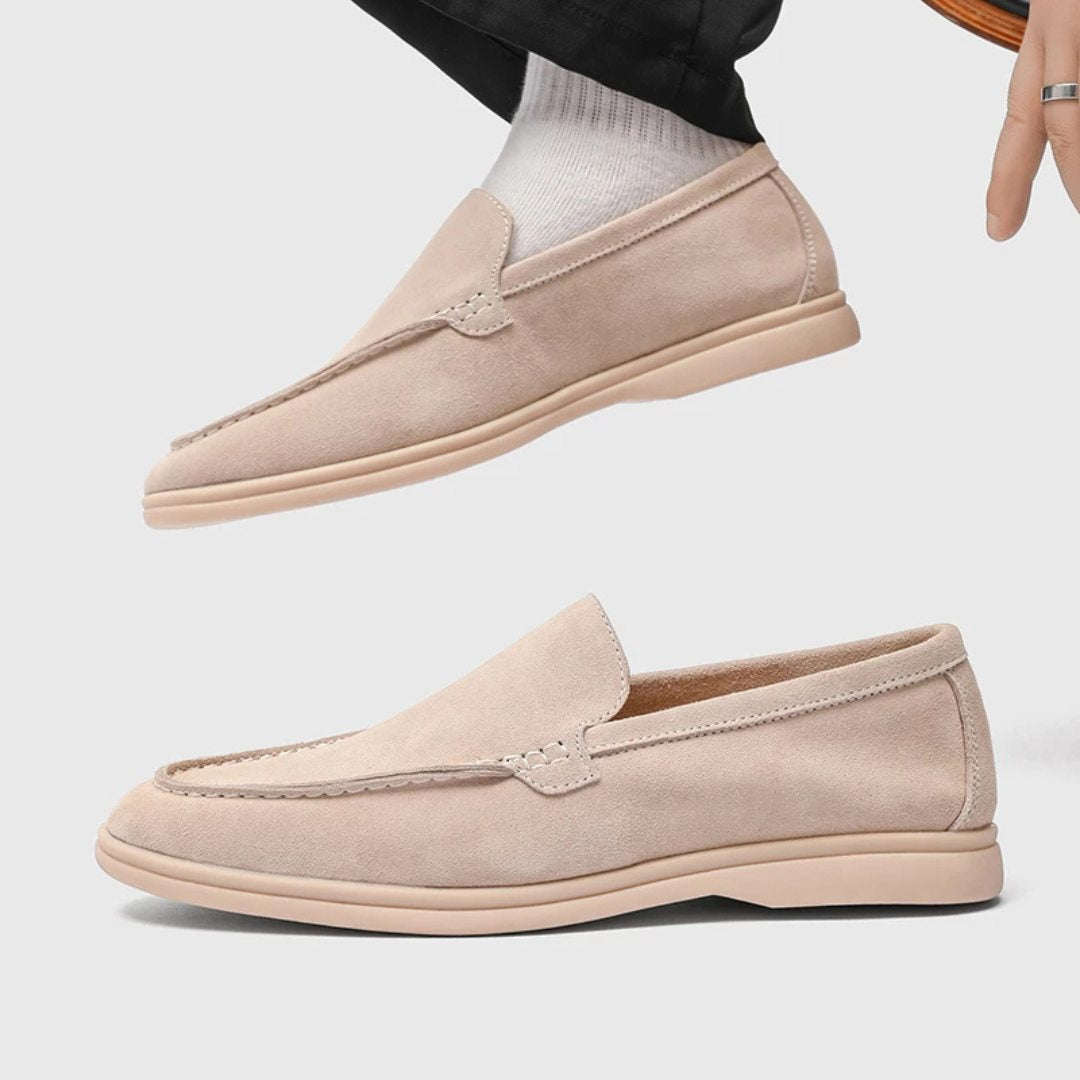 Classic Comfort Sole Suede Leather Yacht Loafers