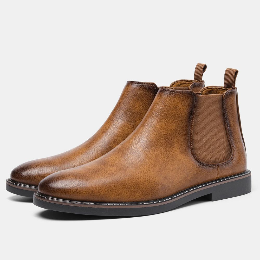 Retro Slip-On Chelsea Boots