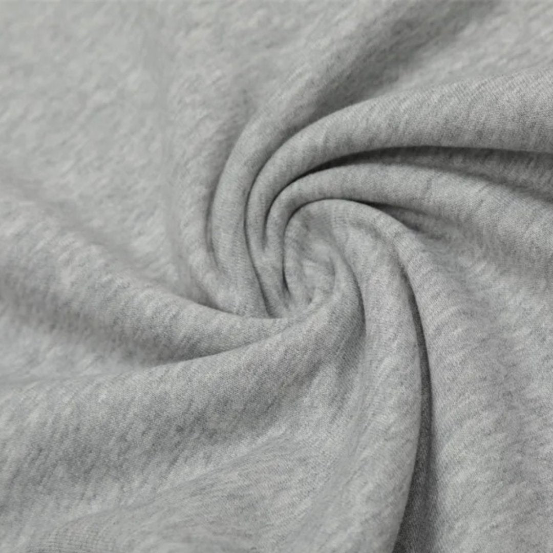 Fleece Sweatpants With Elastic Waist and Wide Legs