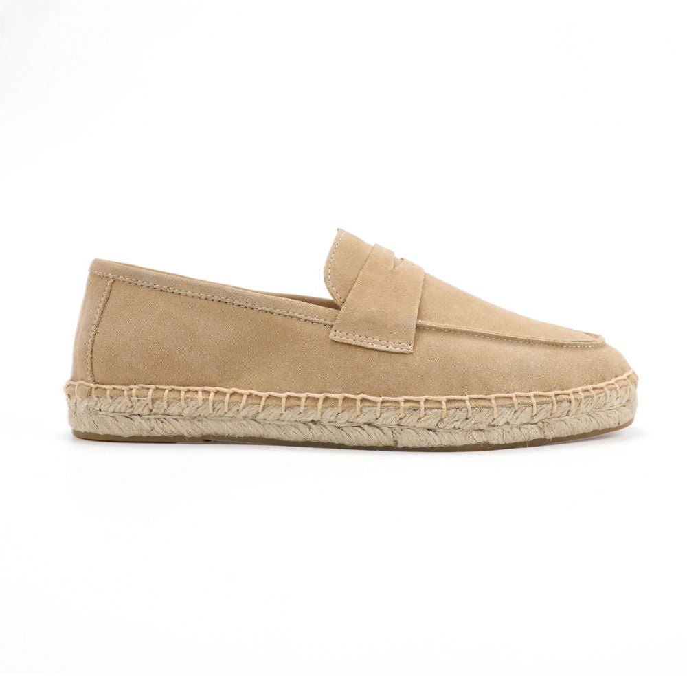 Suede Coastal Luxury Loafer Espadrille