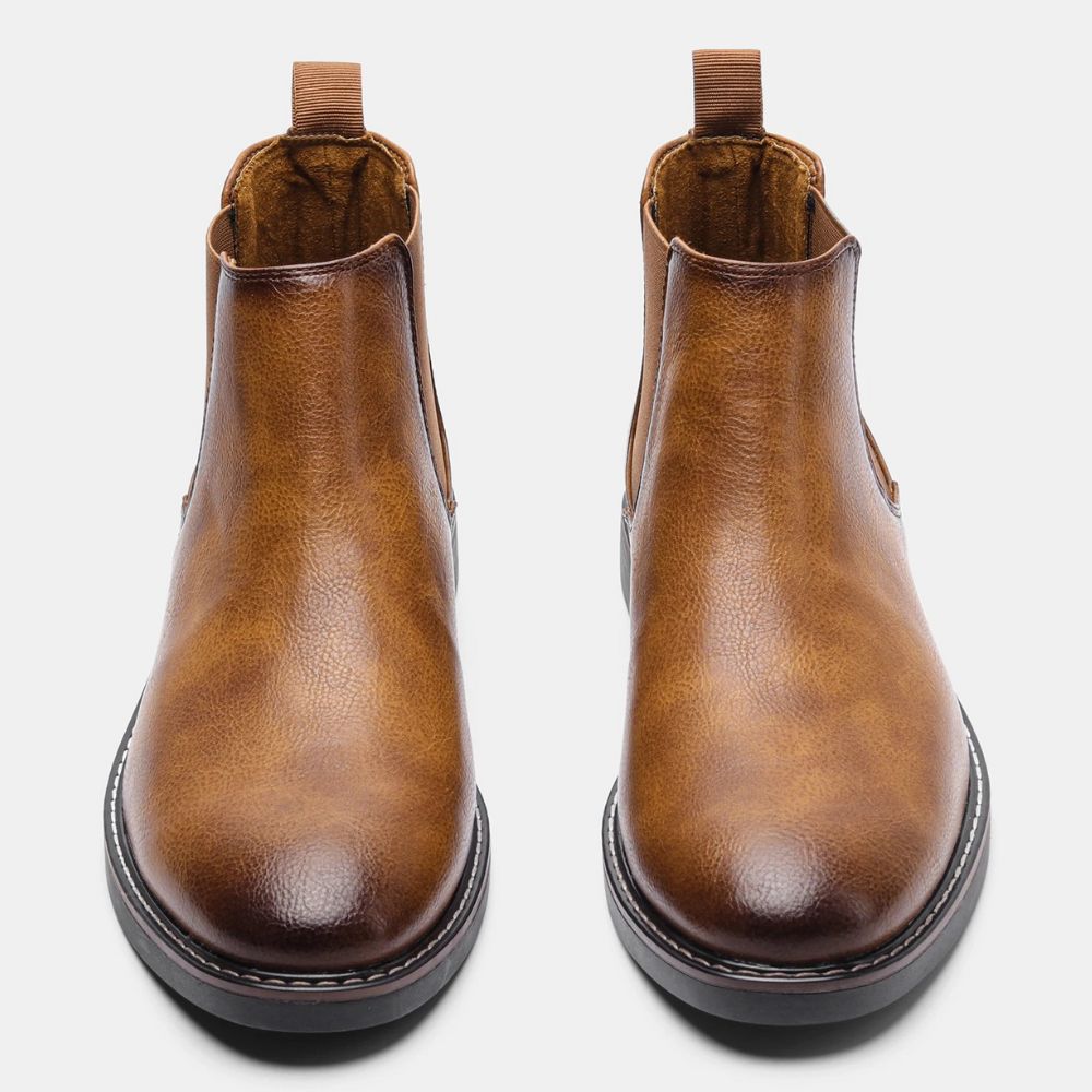 Retro Slip-On Chelsea Boots