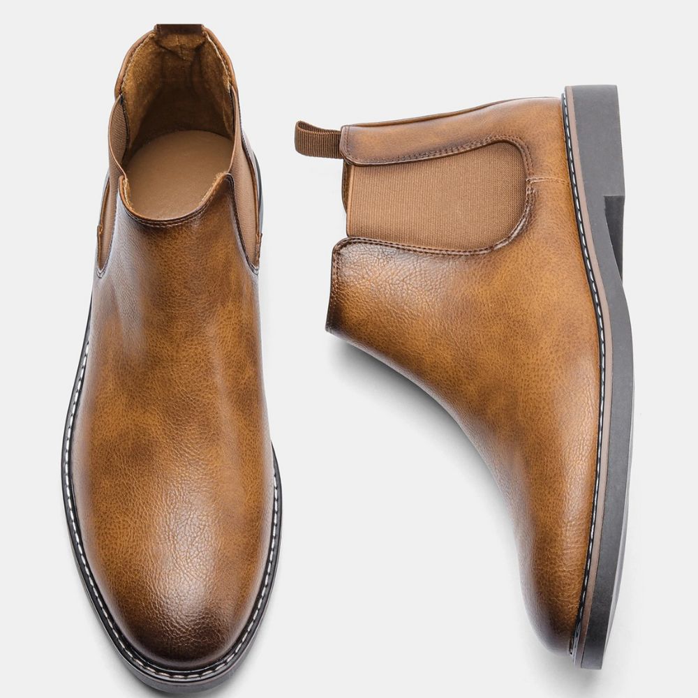 Retro Slip-On Chelsea Boots