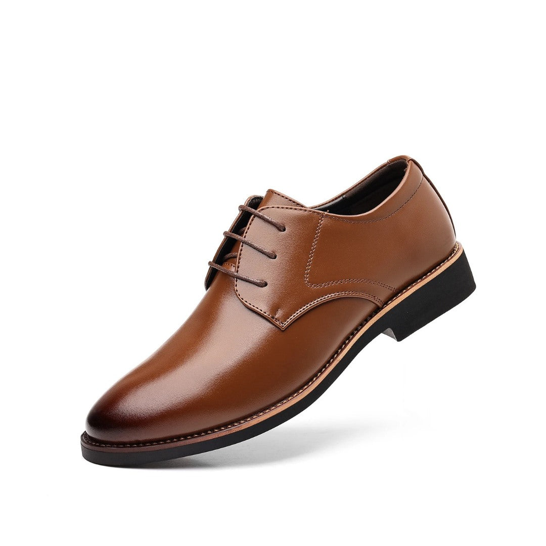 Classic Smooth-Finish Business Derby Shoes