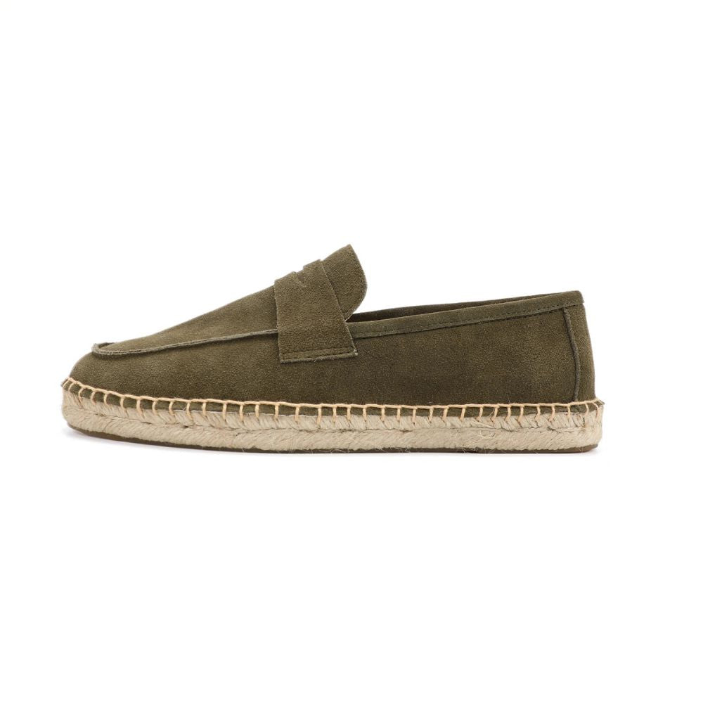 Suede Coastal Luxury Loafer Espadrille