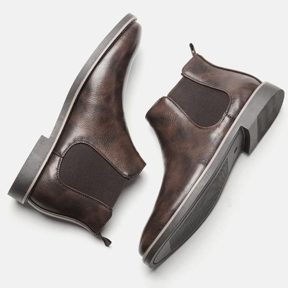 Retro Slip-On Chelsea Boots