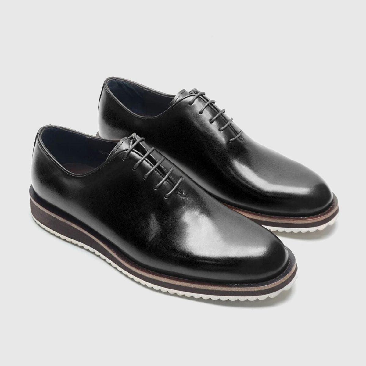 Soft-Sole Leather Oxford Dress Shoes
