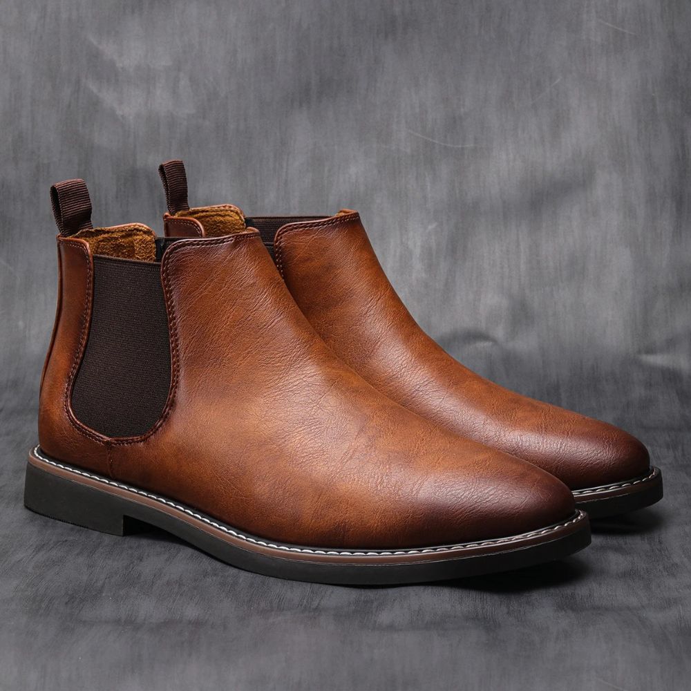 Retro Slip-On Chelsea Boots