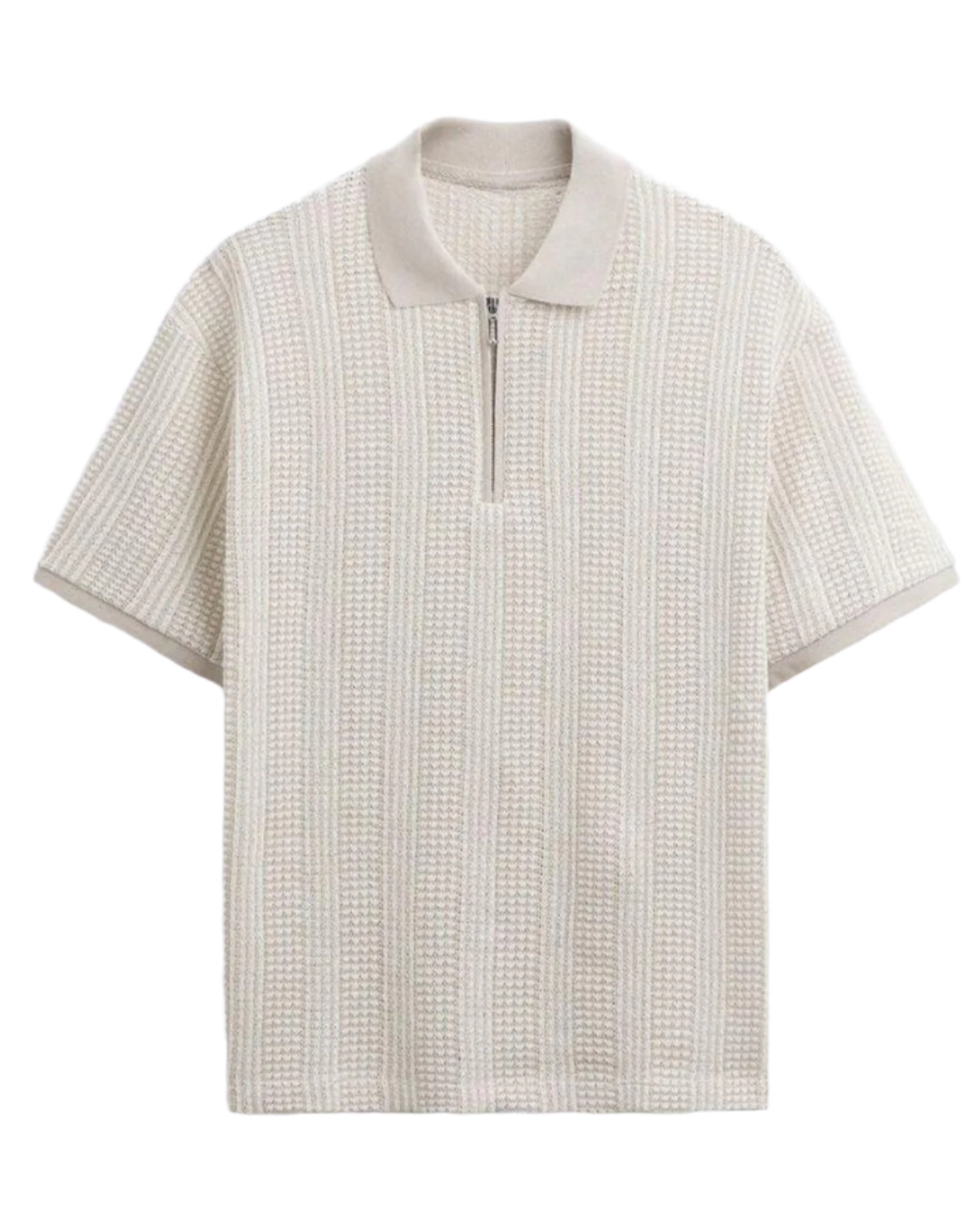 Structured Half-Zip Polo