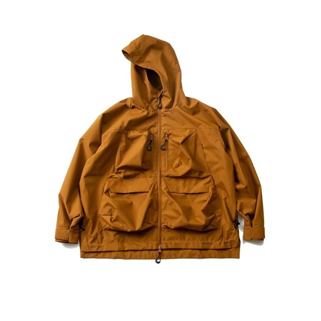 Water-Windproof Hooded Storm Utility Jacket