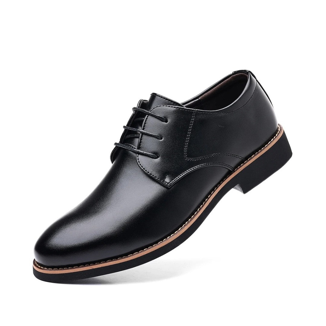 Classic Smooth-Finish Business Derby Shoes
