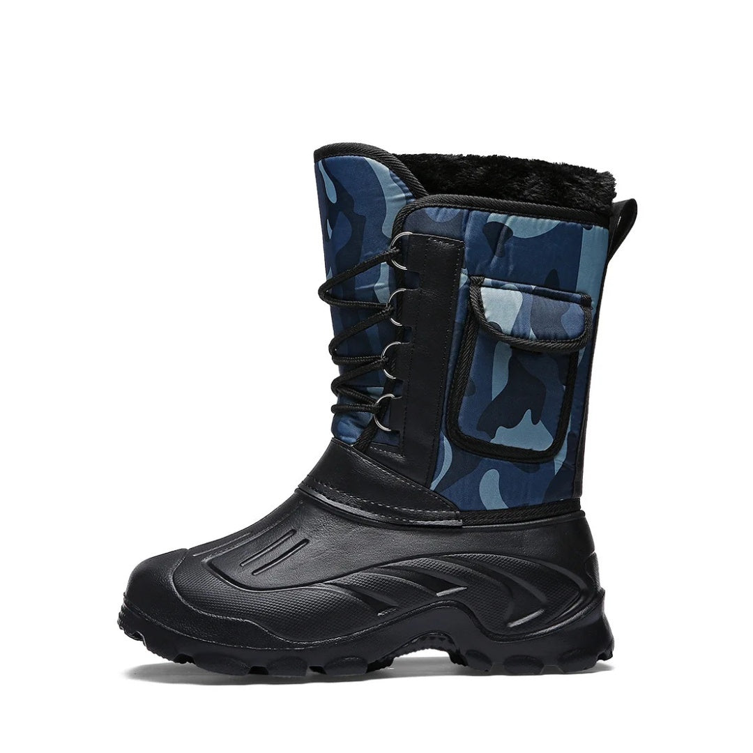 Heavy Waterproof Winter Snow Boots with Plush Inner Boot