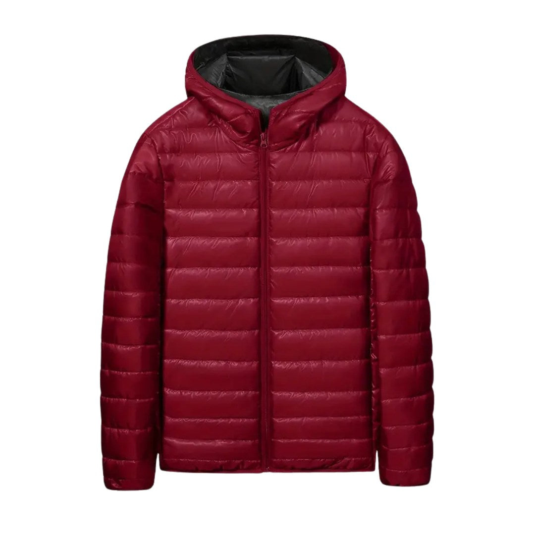 Tailored Fit Puffer Nylon Jacket