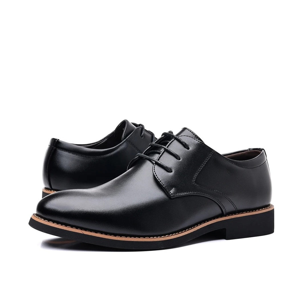 Classic Smooth-Finish Business Derby Shoes