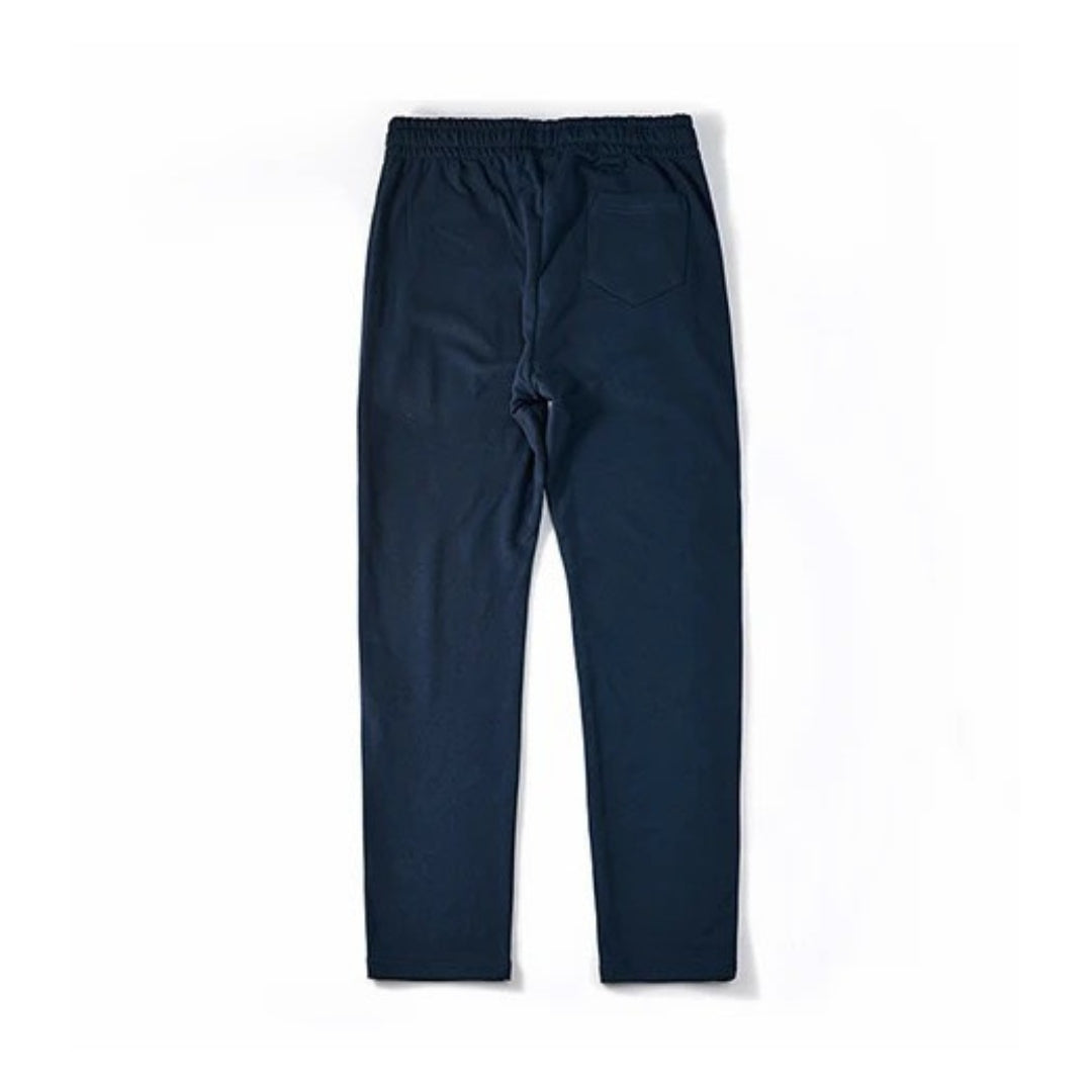 Lightweight Straight-Leg Sweatpants with Adjustable Drawstring