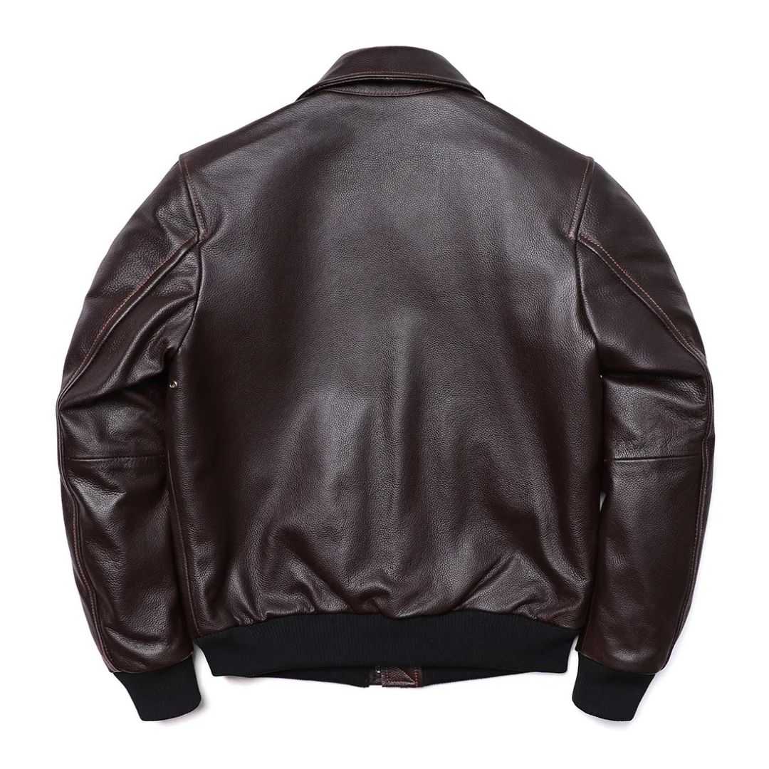 Heavy Leather Airborne Bomber Jacket