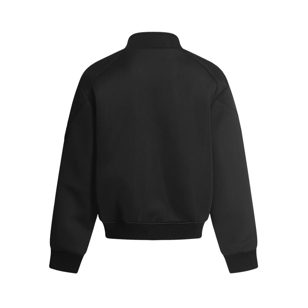 Tailored-Fit Spliced Sport Sweatshirt with Full Zip