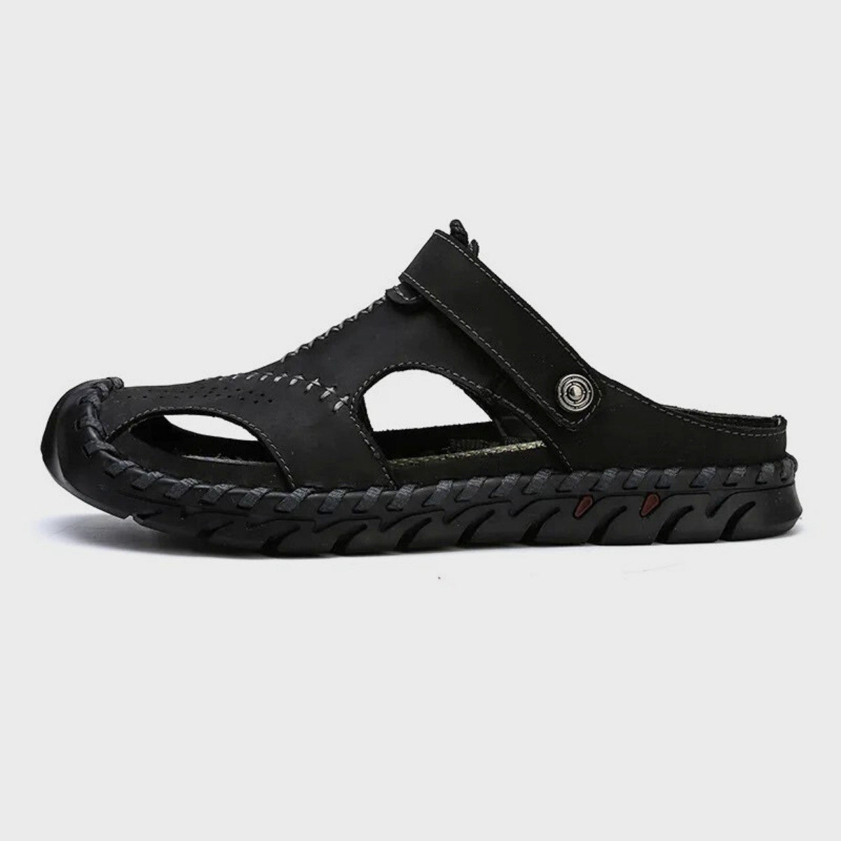 Leather Slip On Slippers