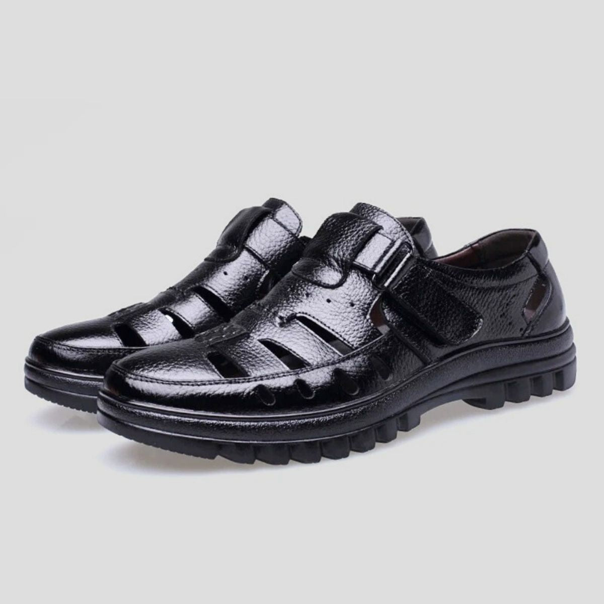 Leather Strap Sandal Shoes