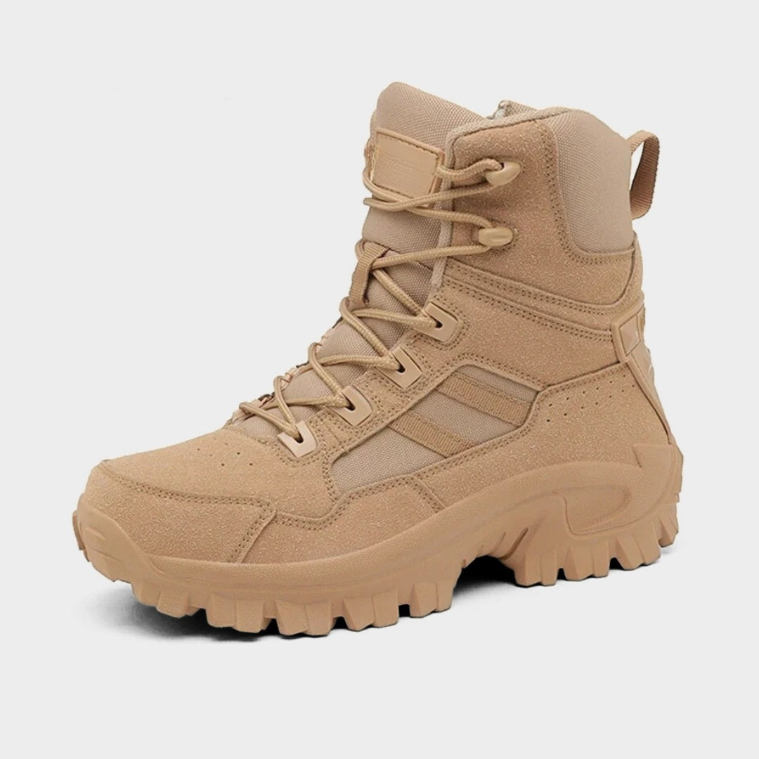 Waterproof Tactical Trekking Ankle Boots with High-Grip Sole