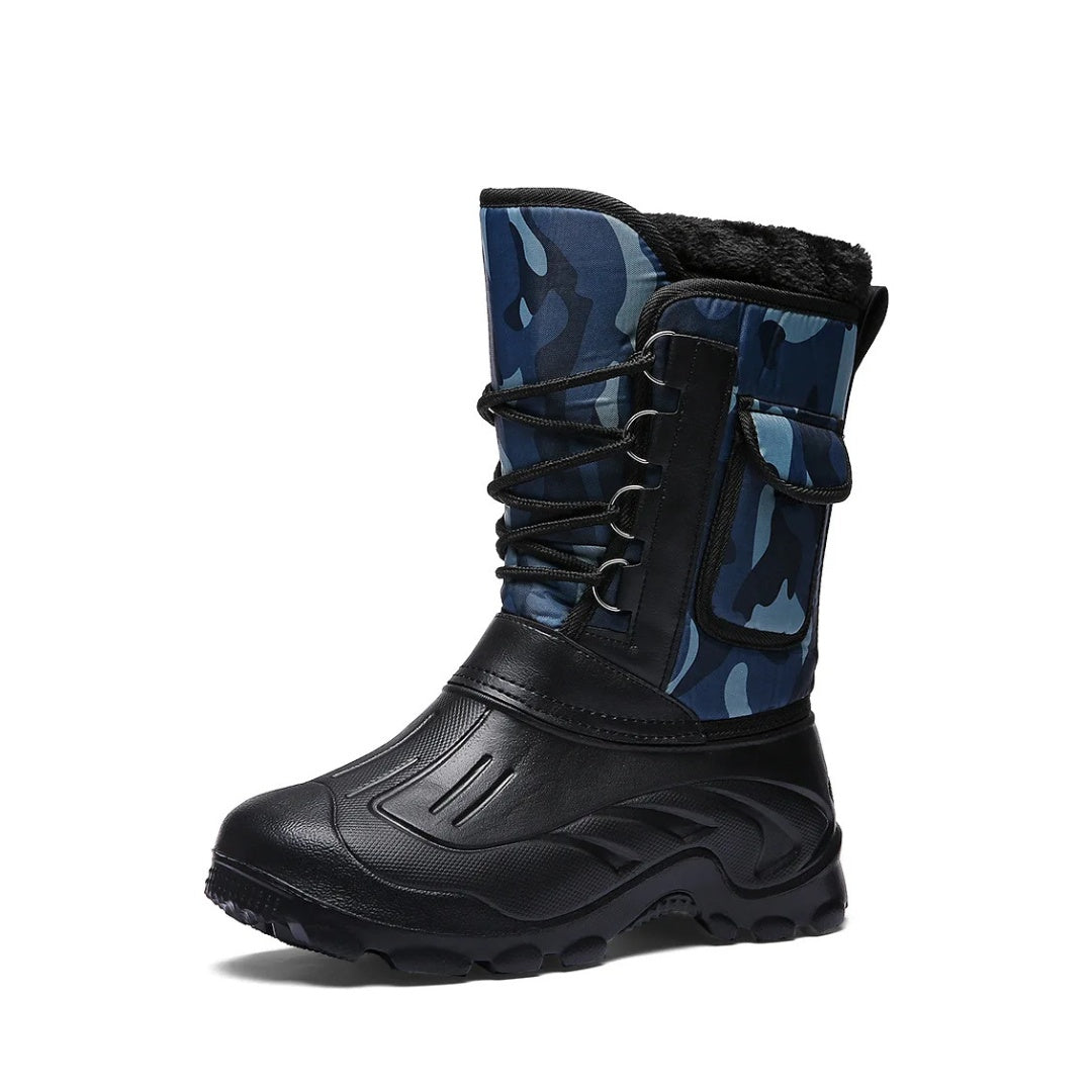 Heavy Waterproof Winter Snow Boots with Plush Inner Boot