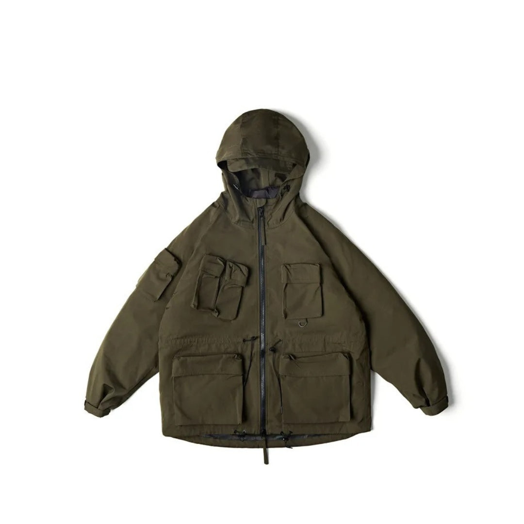 Waterproof Tactical Parka with Detachable Hood