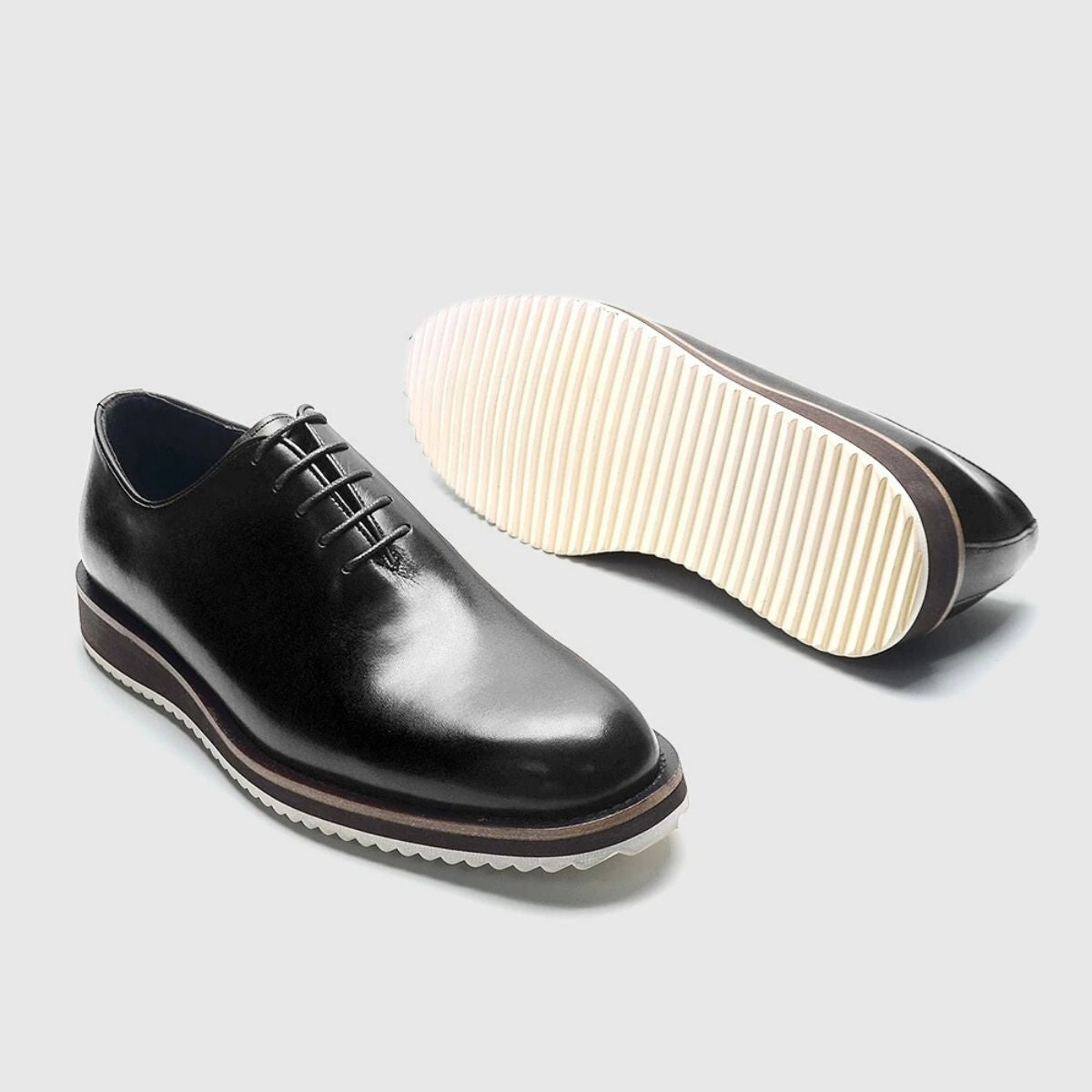 Soft-Sole Leather Oxford Dress Shoes