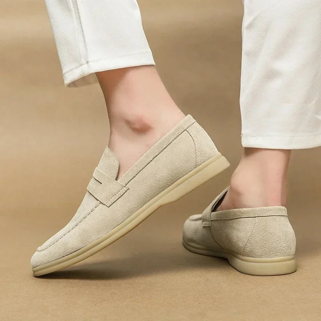Classic Soft Sole Suede Leather Penny Loafers