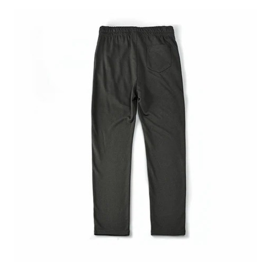 Lightweight Straight-Leg Sweatpants with Adjustable Drawstring