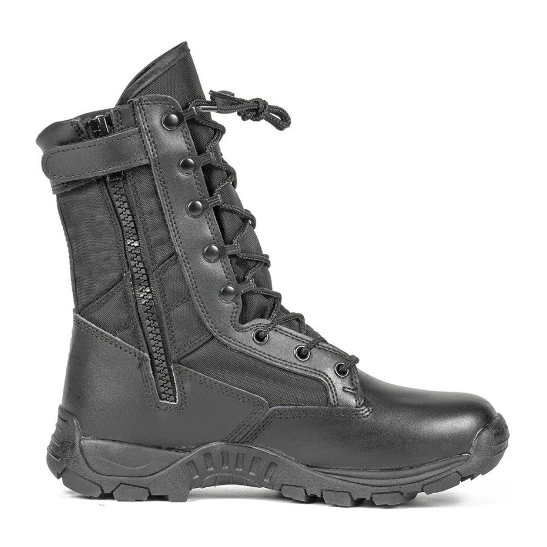 High-Top Tactical Boots With Non-Slip Rubber Sole