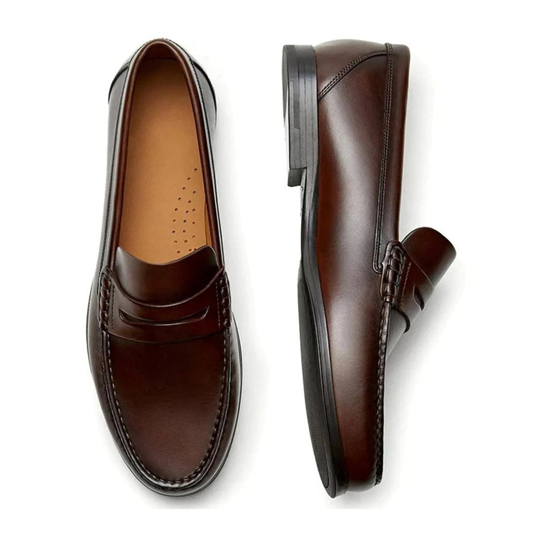 Classic Smooth Leather Penny Loafers