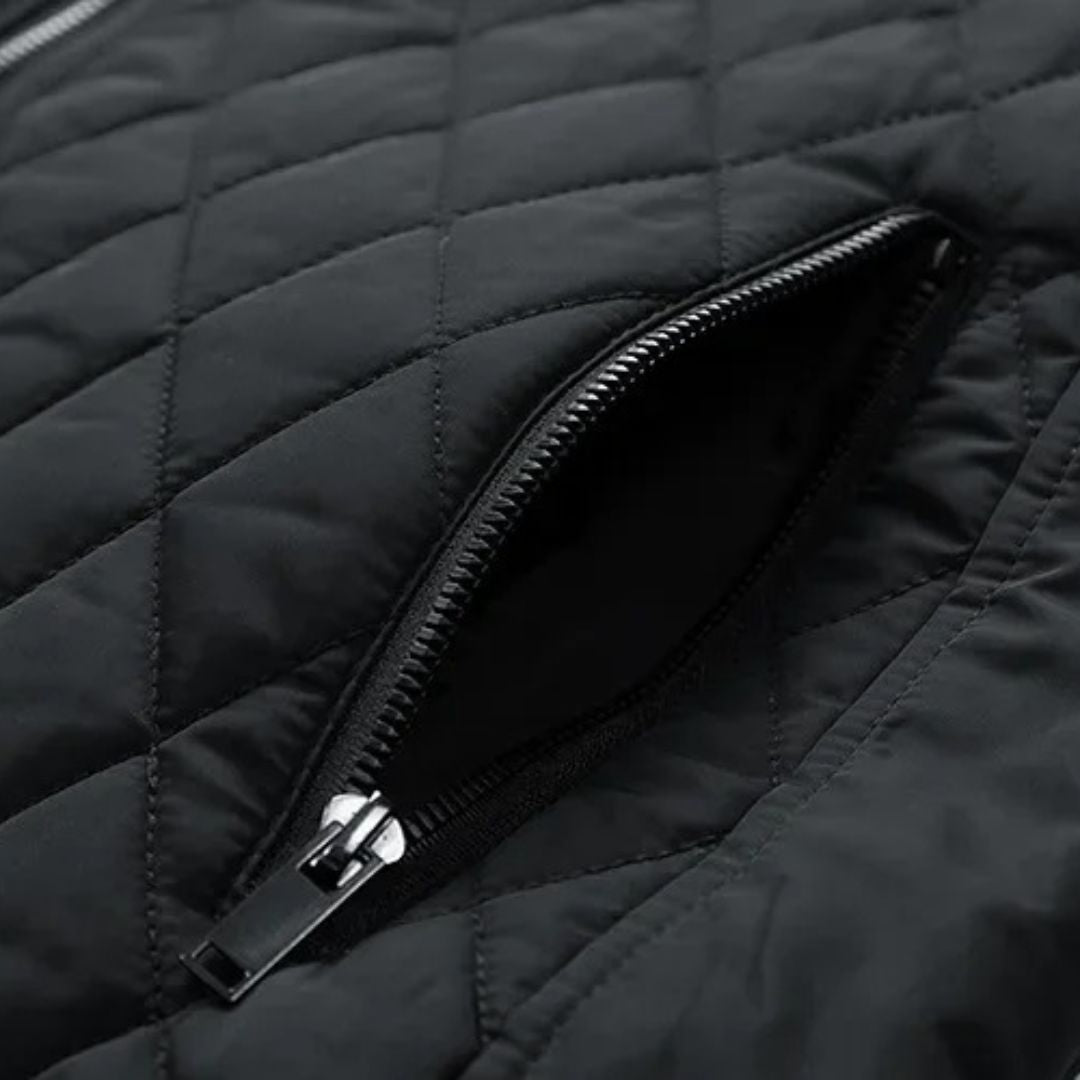 Quilted Lightweight Bomber Jacket