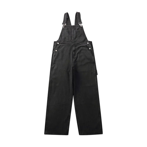 Baggy Cargo Denim Overalls