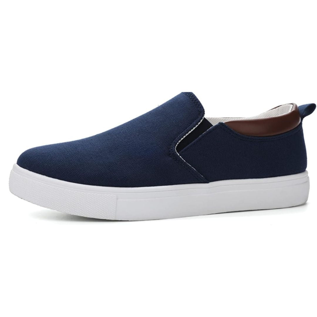 Breathable Canvas Slip-On Sneakers