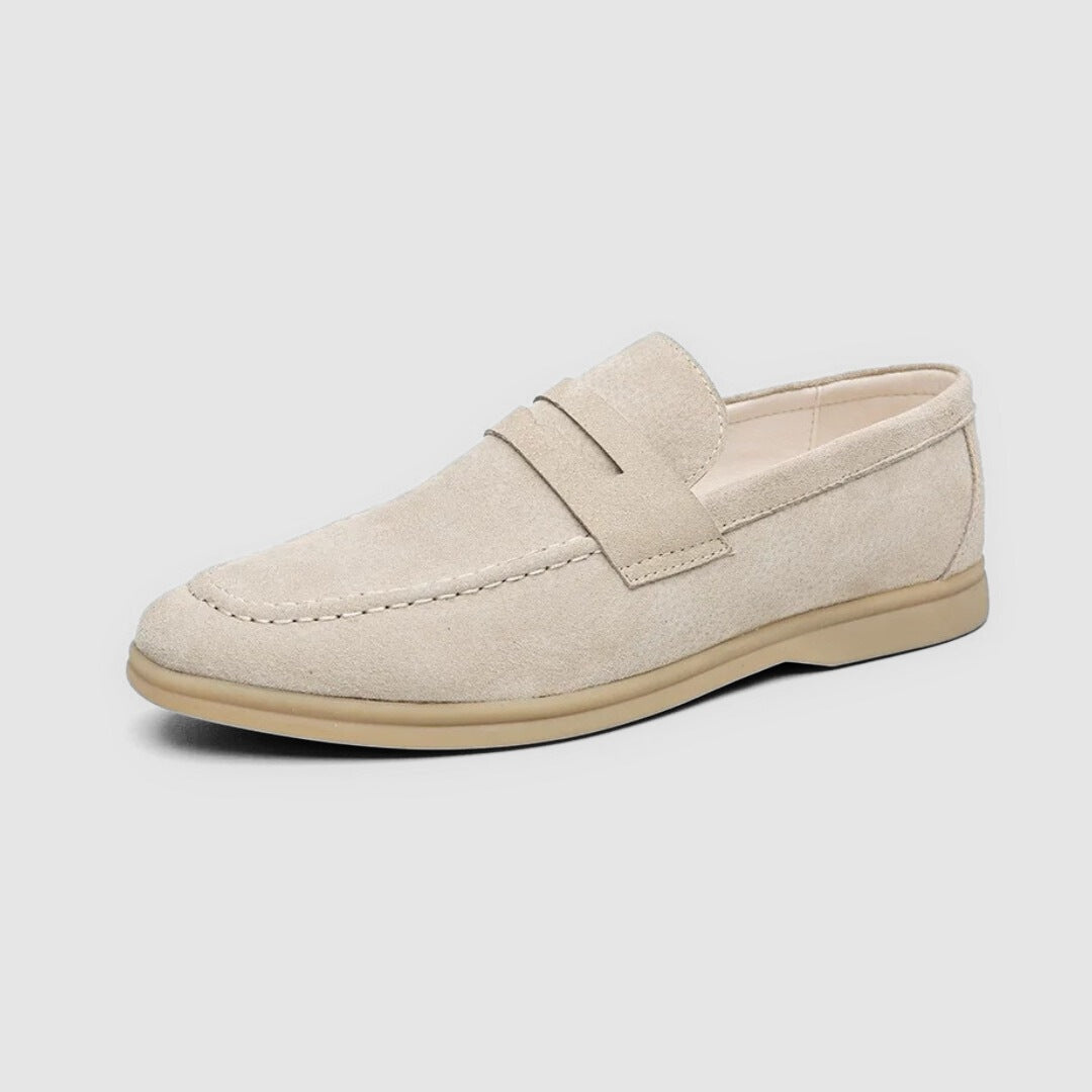 Classic Soft Sole Suede Leather Penny Loafers