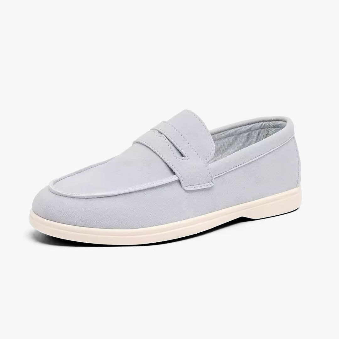 Classic Comfort Sole Suede Penny Loafers