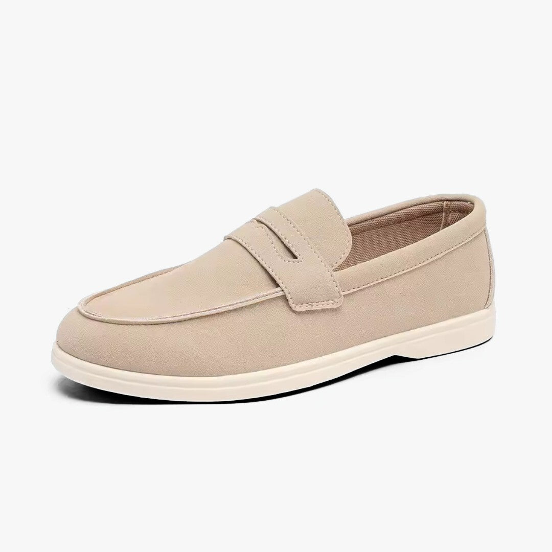 Classic Comfort Sole Suede Penny Loafers