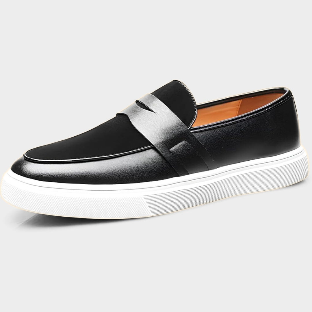 Smart Casual Suede Penny Slip-On Loafers