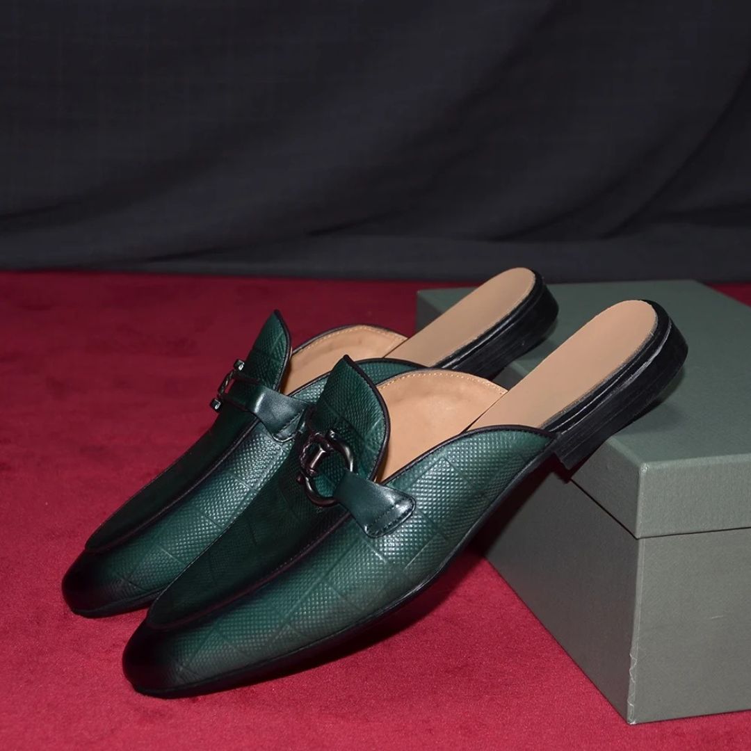 Classic Leather Horsebit Mules