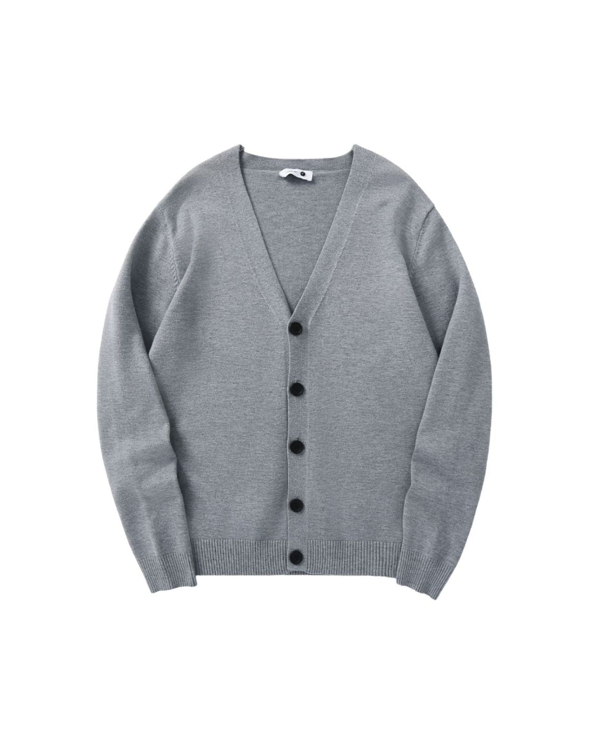 Relaxed Cotton Button-Up Cardigan