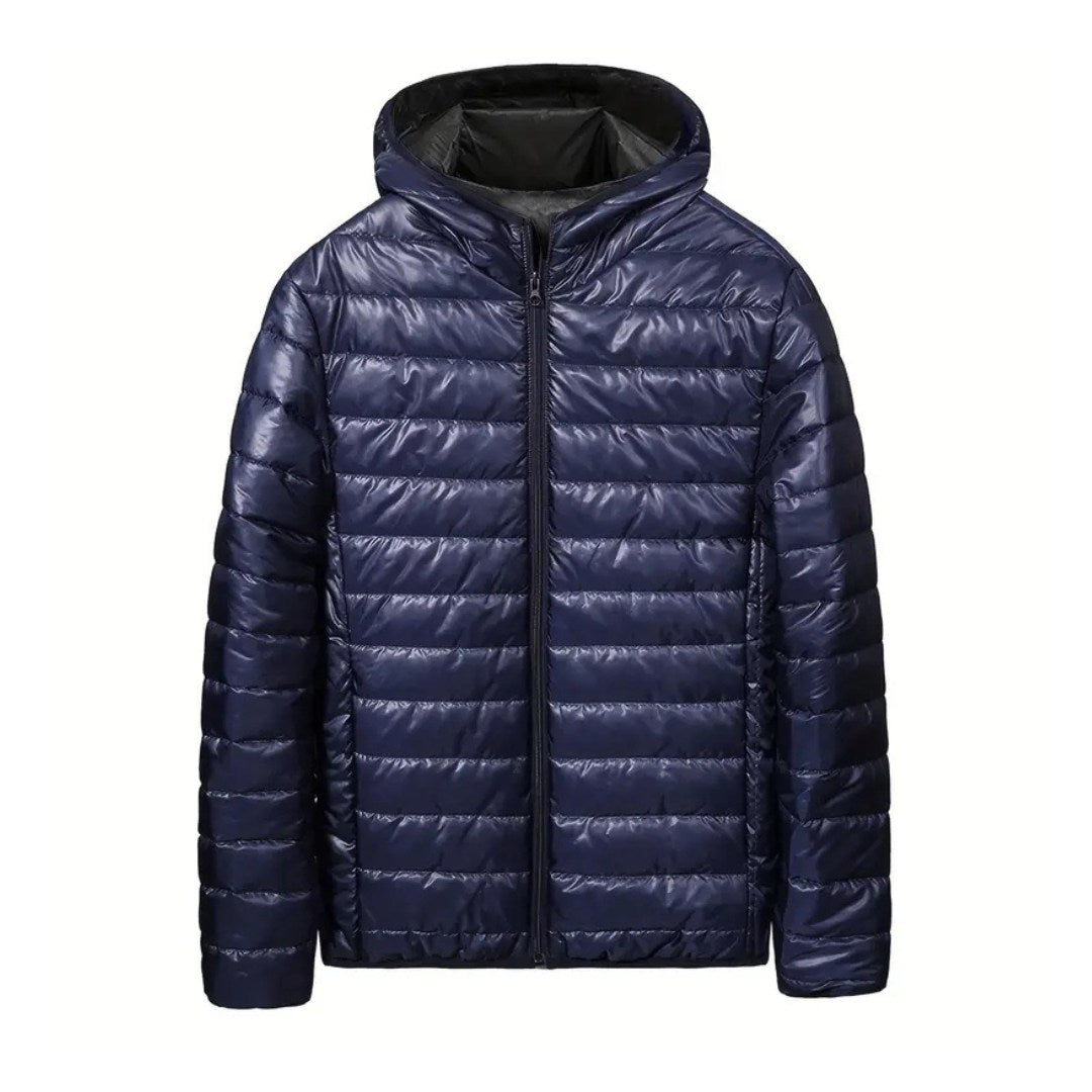 Tailored Fit Puffer Nylon Jacket