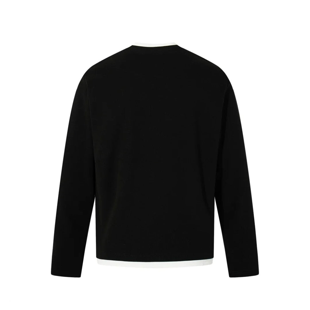 Layered-Look Henley Tee