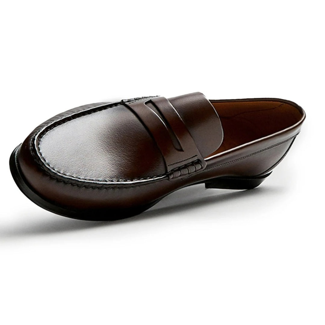 Classic Smooth Leather Penny Loafers