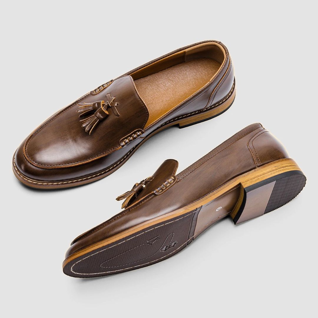 Classic Leather Twin-Tassel Loafers