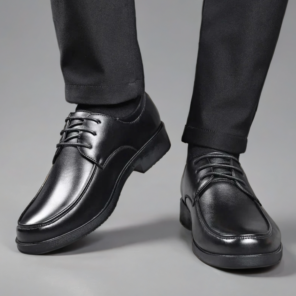 Classic Black Hybrid Formal Shoes