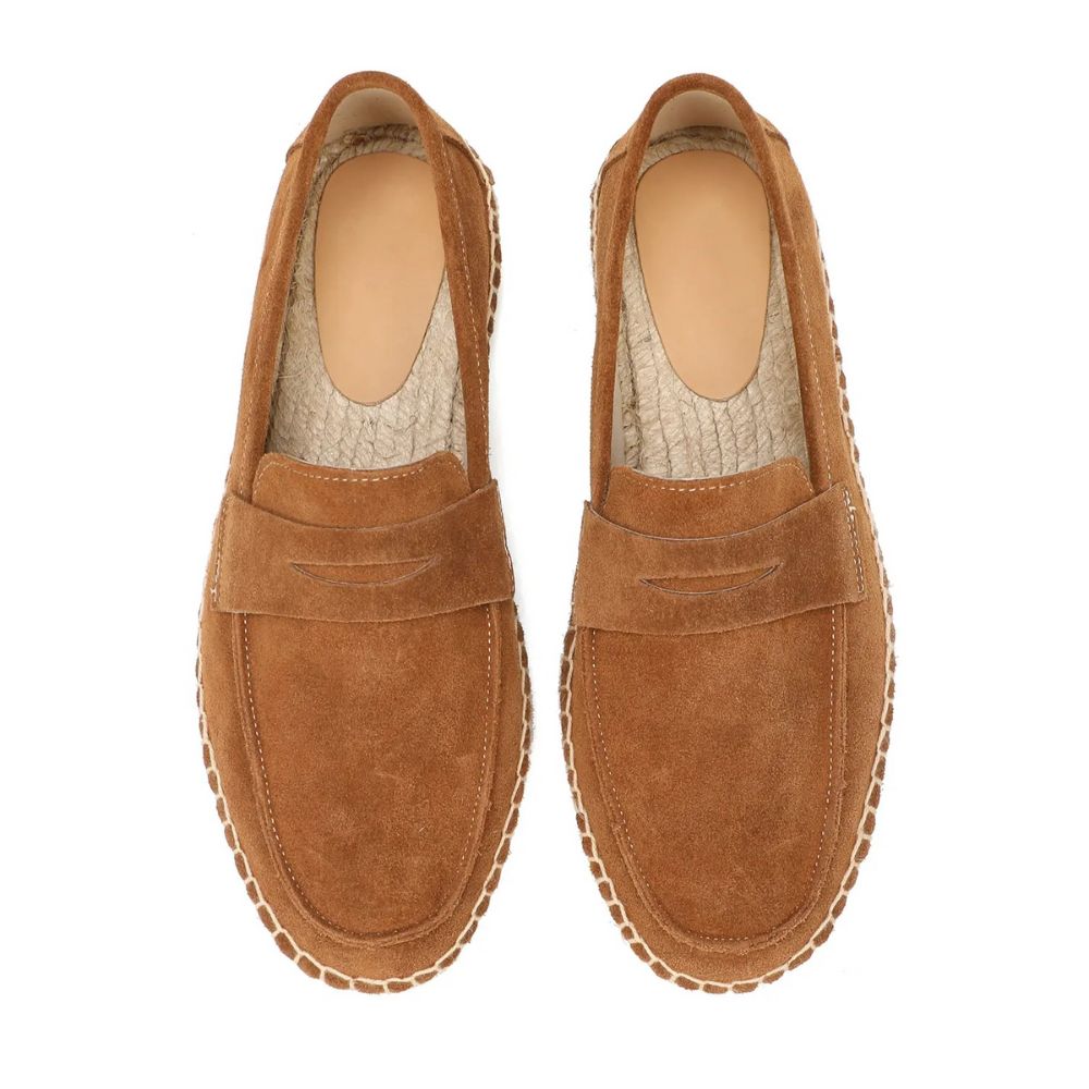 Suede Coastal Luxury Loafer Espadrille