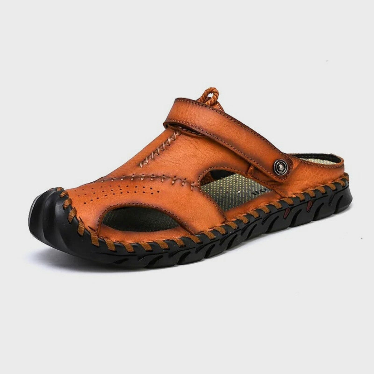 Leather Slip On Slippers