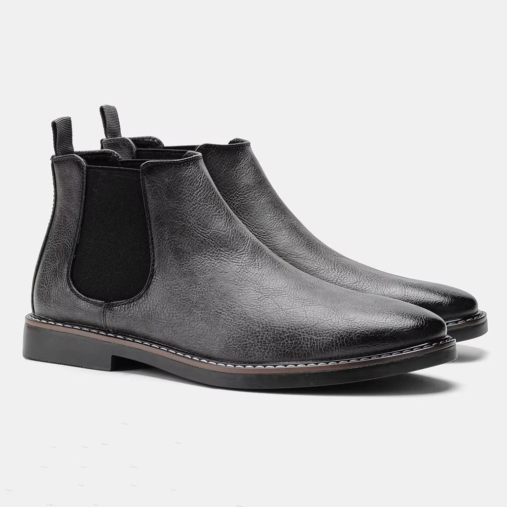 Retro Slip-On Chelsea Boots