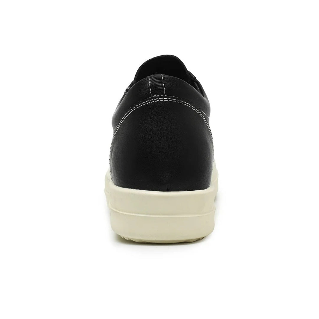 Black Retro Platform Skate Sneakers