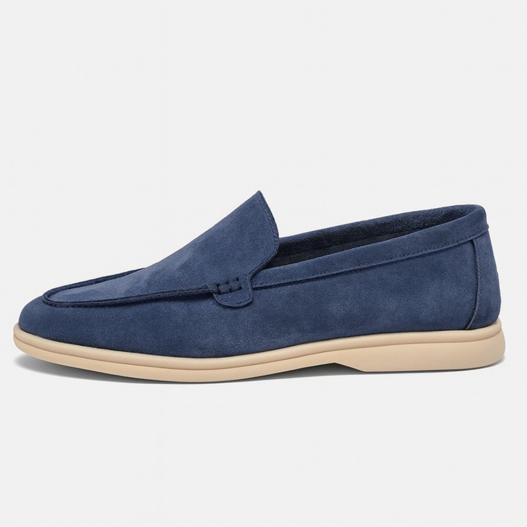 Classic Comfort Sole Suede Leather Yacht Loafers