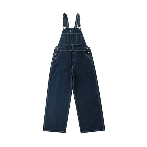 Baggy Cargo Denim Overalls